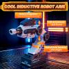 Arnbz Smart Tracking Mechanical Arm Toy, Cool Inductive Robot Arm Tracking Blaster, Shoulder Mounted Robot with Remote Control (1000 PCS Water Bullets) view 3