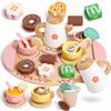 Wooden Tea Set for Toddlers 3-5 20PCS Tea Party Set with Storage Bag Kids Play Tea Set for 3 Year Old Birthday Gift view 1