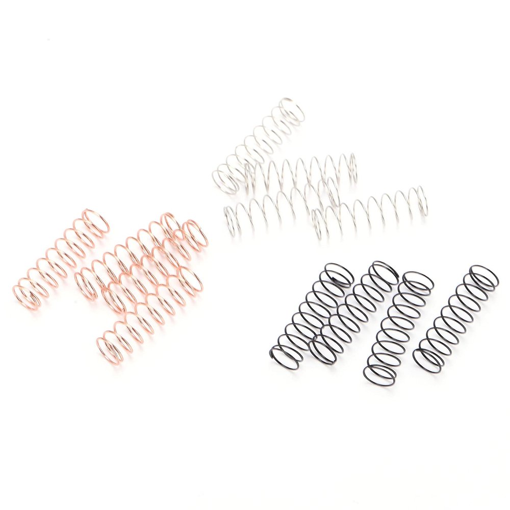 GLOGLOW Nan Model Car Accessories, Steel RC Shock Absorbers for Axial SCX24, Adjustable Suspension Parts with Spring Dampers for 1/24 Scale OffRoad Vehicles Car Model Accessories