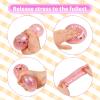 2026 New Glitter Dumpling Soft Box, Stress Relief, Soft Squeeze Decompression Dough, Glitter Dumpling Soft for Stress Relief (Transparent Pink) view 2