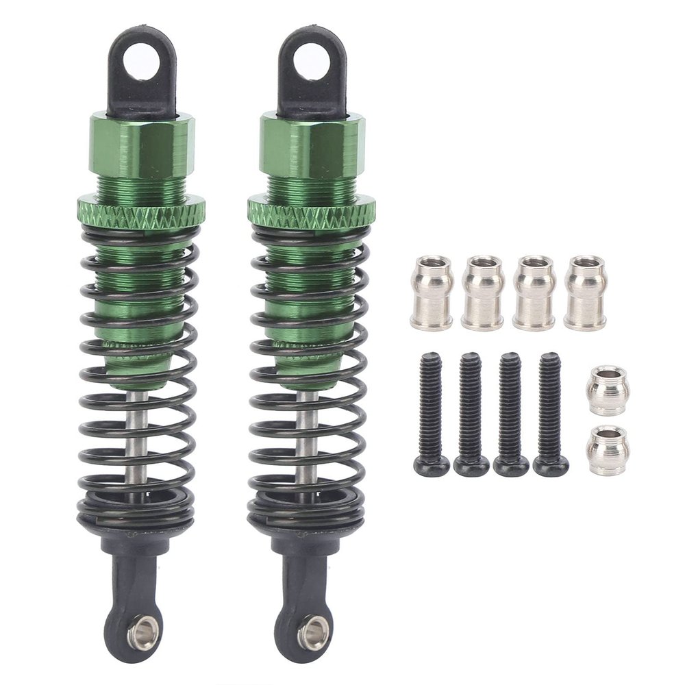 RC Aluminium Shock Absorber Damper SLASH 2WD Upgrade Parts for Flexible Driving (Green)
