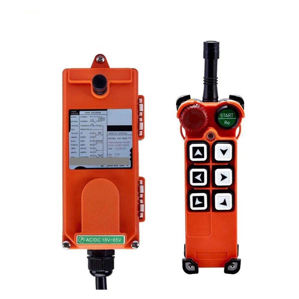 CEGQOXSH 1pc AC380V Remote Control 1 Transmitter + 1 Receiver F21-E1