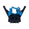 RC Car Accessories Compatible with Traxxas for Slash 4x4 Rc Car Upgrade Parts Accessories Aluminum Steering Bellcrank and Drag Link Servo Saver Set(Blue) view 2