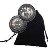 Couple Sport Challenge Coins Party Game Role Playing Props Hobo Nickel Commemorative Prayer Token Gifts for Men, Collectors, Historians, and Enthusiasts (2pcs) view 3