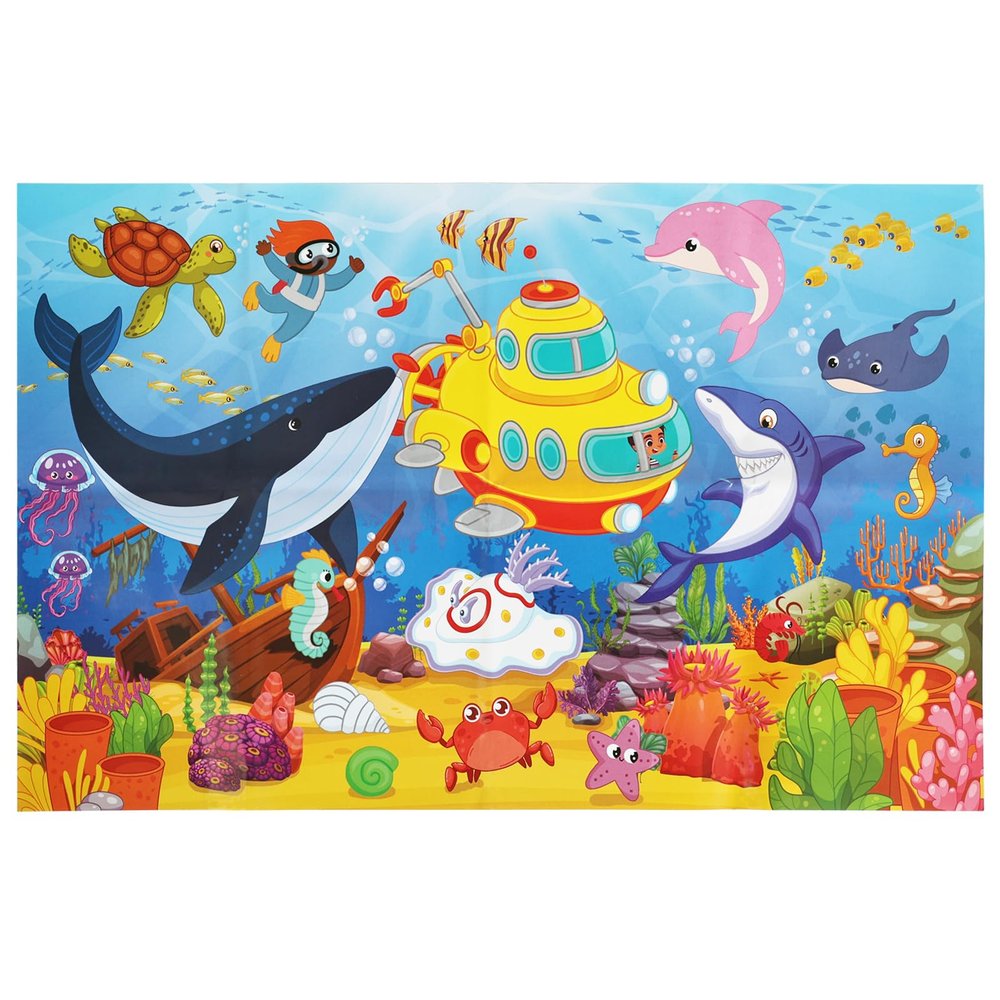 100 Piece Puzzles for Kids Ages 4-6 - Puzzles Ages 6-8 Year Old - Toy for Learning Ocean Animals for 8-10 yo - Jigsaw Toddler Game for Boy and Girl Ag