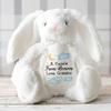 A Cuddle from Heaven, A Cuddle from Heaven - Personalized Memorial Stuffed Bunny, Sympathy Bunny Plush 2026 with Photo for Kids, Memorial Stuffed Animal Plush 2026, Gifts from Loss of Grandma Grandpa view 4