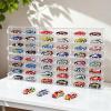 1/64 Scale Matchbox Wheels Toy Car Display Case Holds 48 Toy Cars Storage Organizer, Clear Display Box with Clear Snap-On Dust Cover 6.5 X 7.5 X 1.6 Inches 6 Pack view 3