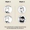 1ps Custom Photo Decision Coin, Double-Sided Laser Engraved- Personalized Line Art Conversion- Yes or No Fun Large Coin, Two Styles Available- Party Supply, Party Props view 3