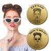 1ps Custom Photo Decision Coin, Double-Sided Laser Engraved- Personalized Line Art Conversion- Yes or No Fun Large Coin, Two Styles Available- Party Supply, Party Props view 4
