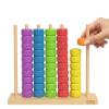 AMPLUSBEAU 2026 Trendy Color Matching Stacking Puzzle Game, Rings Stack Puzzles for 2 Players, Fast Pattern Challenge Competitive Tabletop Brain Teaser for Family view 1