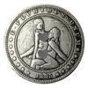 2Pcs Husband Kiss Girl Nightclub Game Challenge Coins Role Playing Props Hobo Nickel Decision Coin Prayer Token Gifts for Couple, Husband and Wife, Collectors, and Enthusiasts view 4