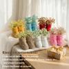 FABRST Baby Shower Decorations Set Newborn Baby Crochet Knitted Baby Booties with Babys Breath Flowers Bouquet Tables Centerpieces for Gender Reveal Party(Red) view 4