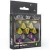 Fallout Factions: Dice Set - Super Mutants - 12 Piece, Green & Purple, Standard & Luck 10-Sided RPG Die, Roleplaying Game Accessory, Themed Symbols view 1