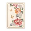 CRU-CIAL 24142HCH Crucial Writing Stamp Book, Butterfly on Peony view 1