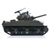 TOUCAN RC HOBBY 1/16 Remote Control Tank Sherman M4A3 Infrared System Barrel Elevation Smoke Unit 360 Rotation Metal Chassis Tracks RC Road Wheels view 4