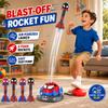 3 in 1 Spider Skip Rotating Musical Jump Bar, Ring Toss Game and Rocket Launcher for Kids Toys for Ages 3-5, Indoor & Outdoor Party Activities Favors with Remote Control, Gifts for Boys Girls Age 4-8 view 4