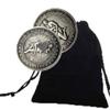 2Pcs Couple Lovers Sports Game Nightclub Challenge Coins Role Playing Props Party Game Decision Coin Prayer Token Gifts for Couple, Husband and Wife, Collectors view 3