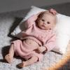 QIZWOD 18 Inch Realistic Awake Reborn Baby Doll - Full Body Vinyl Washable Hand-Painted Hair & Blue Eyes Newborn Girl, ASTM CPC Certified Gift for Granddaughters 3+ view 3