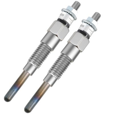 compatible 2PCS Glow Plugs Compatible with Kubota D722 D902 D905 D1005 D1105 V1505 V1305 Z482 RTV900 RTV1100 Tractor B1700D B1700E ZD326 ZD331 Mower BX1800D BX1830D Replace#16851-65510 16851-65512