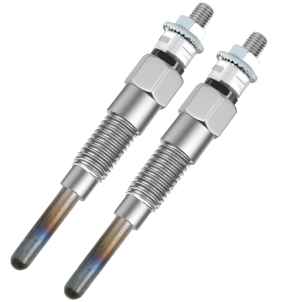 compatible 2PCS Glow Plugs Compatible with Kubota D722 D902 D905 D1005 D1105 V1505 V1305 Z482 RTV900 RTV1100 Tractor B1700D B1700E ZD326 ZD331 Mower BX1800D BX1830D Replace#16851-65510 16851-65512