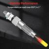 compatible 2PCS Glow Plugs Compatible with Kubota D722 D902 D905 D1005 D1105 V1505 V1305 Z482 RTV900 RTV1100 Tractor B1700D B1700E ZD326 ZD331 Mower BX1800D BX1830D Replace#16851-65510 16851-65512 view 2