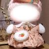 4 Set Stuffed Animal Clothes, 12" Plush Duck Kawaii Baby Doll Clothes Set with Headband and Bag DIY Duck Doll for Girls/Boys view 2