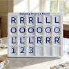 AzulHome Mahjong Solo Practice Board- Single Player Mahj Practice Board, 3D Printed American Mahjong Strategy Aid with 24 Slots- for Mahjong Lovers and Beginners (Blue) view 1