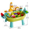 Monwssoe Toddler Water Table, Kids Water Play Table with Electric Pump & Detachable Legs, Play Sink Toy for Outdoor Sensory Fun, Green view 4
