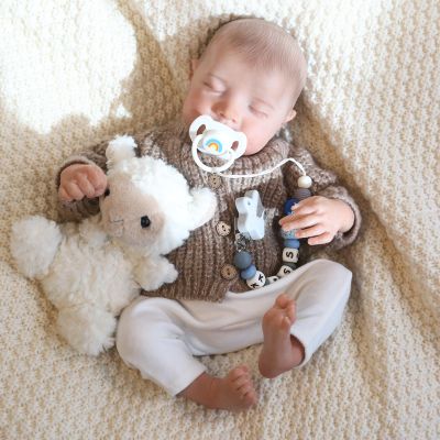 CHAREX Lifelike Reborn Baby Dolls Boy - 18 Inch Realistic Baby Doll Newborn Soft Cloth Body, Real Life Baby Dolls Poseable, Complete Gift Set for Kids Age 3+