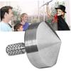 Spinning Top Gyroscope Metal Silver Mini Resistanceless Automatic Flip Toys Christmas for Kids for Daily Use view 3