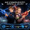 VATOS Rechargeable Kids Laser Tag Set for 2, Red & Blue view 2