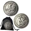 2Pcs Hotel Love Yoga Couple Challenge Coins Nightclub Love Role Playing Props; Party Game Decision Coin Prayer Token Gifts for Couple,Husband and Wife, Collectors view 1