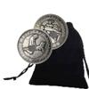 2Pcs Hotel Love Yoga Couple Challenge Coins Nightclub Love Role Playing Props; Party Game Decision Coin Prayer Token Gifts for Couple,Husband and Wife, Collectors view 3