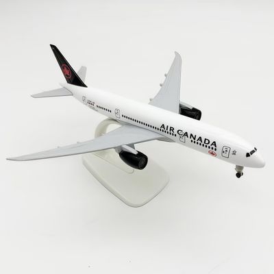 Air Canada Boeing 787 Diecast Alloy Plane Model 20cm Collectible Display Aircraft for Aviation Enthusiast