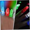 AZIDWERYQ LED Finger Lights Colorful Plastic Finger Thumb Ring Band Flashlight Toy for Kids Adults 24pcs LED Lights for Kids view 4