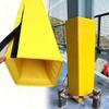 Commercial Pole Wrap Column Cover for 6ft Metal Square Post - Playground Safe Padding, Black 10"x10" (25x25cm) - Ideal for Basement & Ga, Protects Against Impact view 1