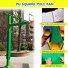 Commercial Pole Wrap Column Cover for 6ft Metal Square Post - Playground Safe Padding, Black 10"x10" (25x25cm) - Ideal for Basement & Ga, Protects Against Impact view 4