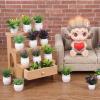 14PCS Miniature Plants for Diorama Supplies, Mini Artificial Potted Plants Bulk for Adult Craft Landscaping, Fake Resin Grass for DIY Handicrafts Ornament view 4