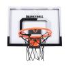 Asixxsix Basketball Hoop, Infrared Scoring Transparent Backboard Indoor Basketball Hoop, Door Mount with Electronic LED Light and 3 Balls for Home School Office Club view 2