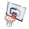 Asixxsix Basketball Hoop, Infrared Scoring Transparent Backboard Indoor Basketball Hoop, Door Mount with Electronic LED Light and 3 Balls for Home School Office Club view 3