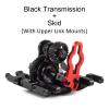 CobraCrawler SCX24 Transmission,Aluminium NOD-24 Transmission for SCX24 Custom Build 1/24 RC Crawler Comp Rigs (Black with Upper Link mounts) view 3