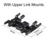 CobraCrawler SCX24 Transmission,Aluminium NOD-24 Transmission for SCX24 Custom Build 1/24 RC Crawler Comp Rigs (Black with Upper Link mounts) view 4
