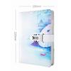 A5 Password Notebook, Personal Diary with Lock, Lockable Journal for Girls Women(Green Planet) view 2
