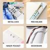 A5 Password Notebook, Personal Diary with Lock, Lockable Journal for Girls Women(Green Planet) view 3
