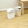 2 Flip-Top Trash Cans: 1:12 Scale Dollhouse Miniature Furniture Model Realistic Trash Can Model Doll House Accessories and Furniture view 3