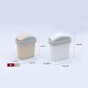 2 Flip-Top Trash Cans: 1:12 Scale Dollhouse Miniature Furniture Model Realistic Trash Can Model Doll House Accessories and Furniture view 4