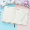 Faux Leather Password Notebook, Personal Diary with Lock, A5 Lockable Journal Diary for Girls Women(Flower Bird) view 2