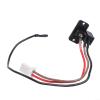 6V 12V 24V Round Charging Port Socket for Electric Ride On Car with Wire Harness and 17A Fuse Replacement Part Black(A) view 2