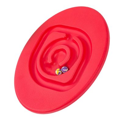 GLOGLOW Nan Children Maze Balance Board, Plastic Snail Balance Seesaw for Development Training, Kids Indoor Play, Sky Blue Color Children's Outdoor Entertainment (Red)