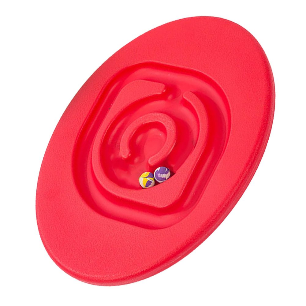 GLOGLOW Nan Children Maze Balance Board, Plastic Snail Balance Seesaw for Development Training, Kids Indoor Play, Sky Blue Color Children's Outdoor Entertainment (Red)